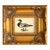 Original Hand-Painted Mallard Painting in a Vintage Frame For Sale