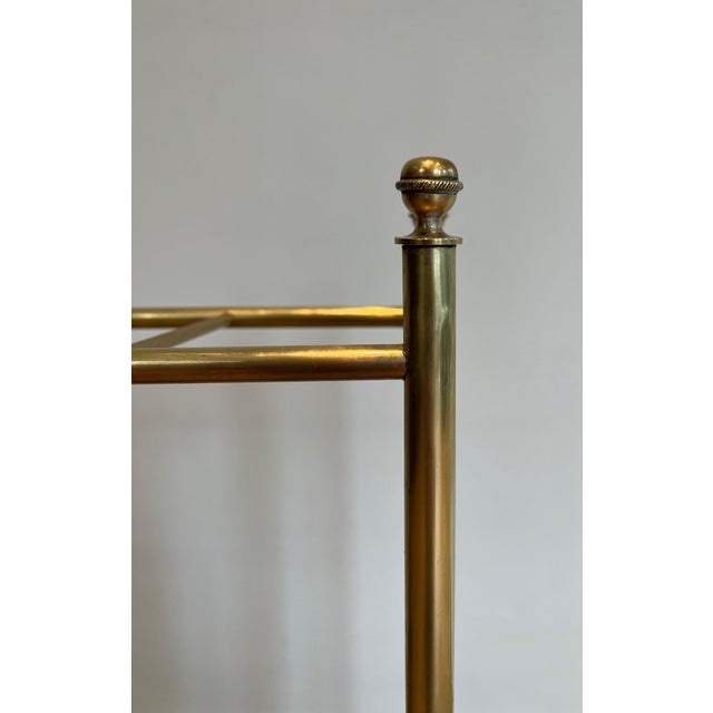 Brass and cast iron umbrella stand. French. Circa 1900 For Sale - Image 9 of 12