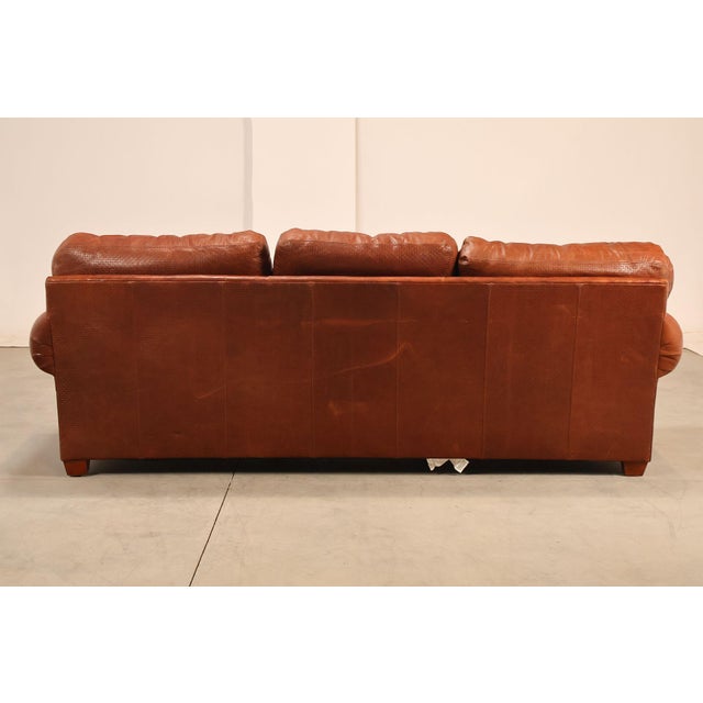 Stickley 'Santa Fe' Leather Sofa For Sale - Image 17 of 18