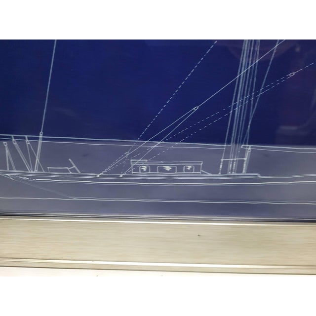 Yacht Blueprint of a Two-Masted Schooner by Arthur Shuman Jr. For Sale In Boston - Image 6 of 8