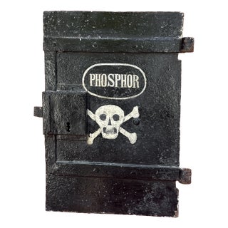 Vintage Pharmacy Door Safe, 1920s For Sale