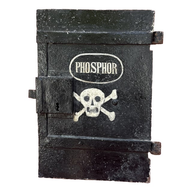 Vintage Pharmacy Door Safe, 1920s For Sale