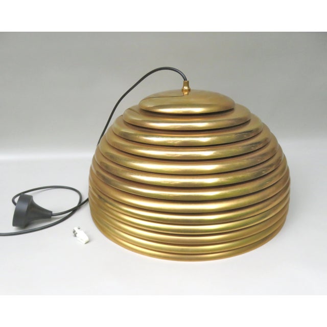 5639/S Saturno Gold-Plated Pendant Light by Kazuo Motozawa for Staff, 1970s For Sale - Image 4 of 13