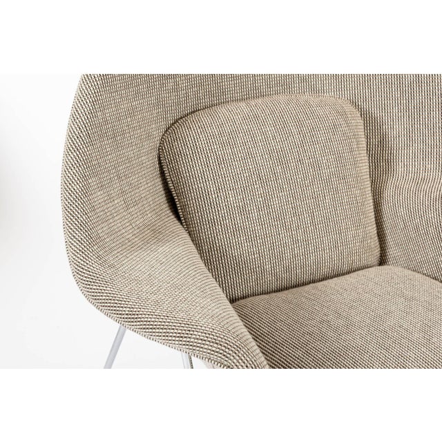 Early Restored Mid Century Tan Womb Lounge Chair by Saarinen for Knoll, Multiples/Custom Available For Sale - Image 14 of 17