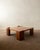 A vintage italian sapporo coffee table in walnut, designed by mario marenco for mobil girgi and produced in italy during...