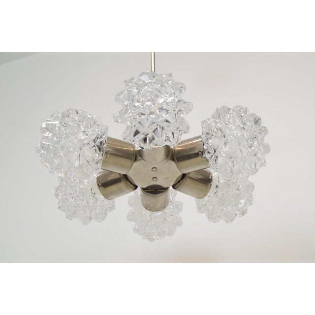 Chandeliers attributed to Kamenicky Senov, 1970s For Sale - Image 6 of 15