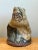 Tan Vintage Original Studio Pottery Vase For Sale - Image 8 of 12