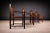 Mid-Century Modern Set of Four Armchairs in Rosewood & Caning, Unknown, 1960s For Sale - Image 3 of 8