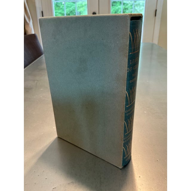 Mid-Century 1950 Heritage Club "Leaves of Grass" by Walt Whitman, Illustrated by Rockwell Kent - With Slipcase & Sandglass Insert For Sale - Image 9 of 18