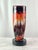 Mid-Century Modern Mid 20th Century Murano Fratelli Toso Cased Art Glass Pulled Feather (Fenicio) Flame Vase - 13.75" For Sale - Image 3 of 12