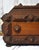 Brown Antique Tramp Art Box With Velvet Interior and Mirror Secret Spot For Sale - Image 8 of 18