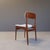 Mid-Century Modern Vintage Teak Chairs with Upholstered Boucle Back by Rasmussen for Thorsø Mobelfabrik, 1960s, Set of 6 For Sale - Image 3 of 18