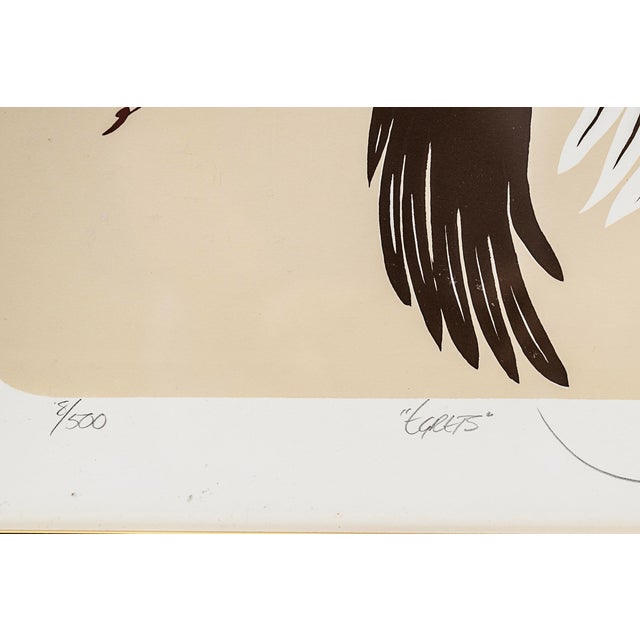 Limited Edition Vintage Signed David Allgood Serigraph "Egrets" 8/500 For Sale In Tulsa - Image 6 of 6