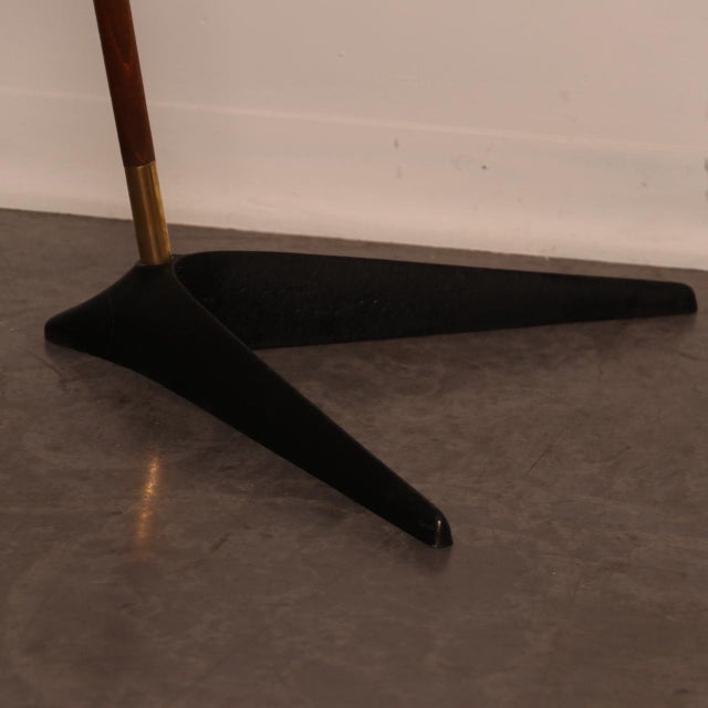 Brown Fishing Pole Floor Lamp from Holm Sørensen & Co., Denmark, 1950s For Sale - Image 8 of 18