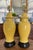 Mid Twentieth Century Yellow Glazed Palm Beach Regency Temple Jar Lamps, a Pair For Sale - Image 10 of 10
