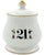 White Vintage the 21 Club Nyc Restaurant Equestrian Jockey Condiment Jar For Sale - Image 8 of 12