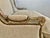 Linen French Louis XV Style Bergeres W/ Belgium Linen Upholstery For Sale - Image 8 of 14