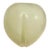 Asian Carved Milky Light Green Stone Fruit Plum For Sale