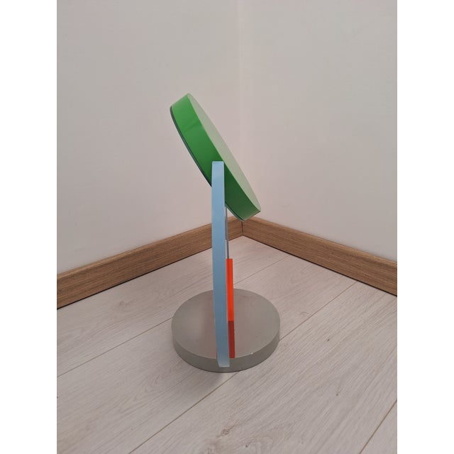 Limited Edition for Donna Magazine Lacquered Wood Table Mirror from Michele De Lucchi, 1984 For Sale - Image 6 of 7