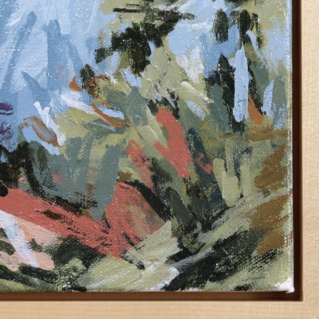 Behind Split Rock - Original Contemporary Desert Landscape Painting on Canvas by Taylor Pierce For Sale In Los Angeles - Image 6 of 9