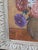 Vintage Original Still Life Bouquet of Flowers Framed Painting For Sale - Image 10 of 12