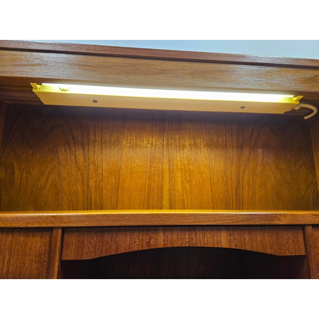 Vintage Danish Secretaire in Teak, 1960s For Sale - Image 12 of 18