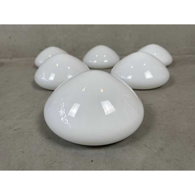 Vintage Opaline Ceiling Lamp from Philips, 1970s For Sale - Image 10 of 10