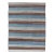 Kilim Rug With Horizontal Stripes in Blue, Brown, and Soft Gray 8'4 X 11'10 For Sale