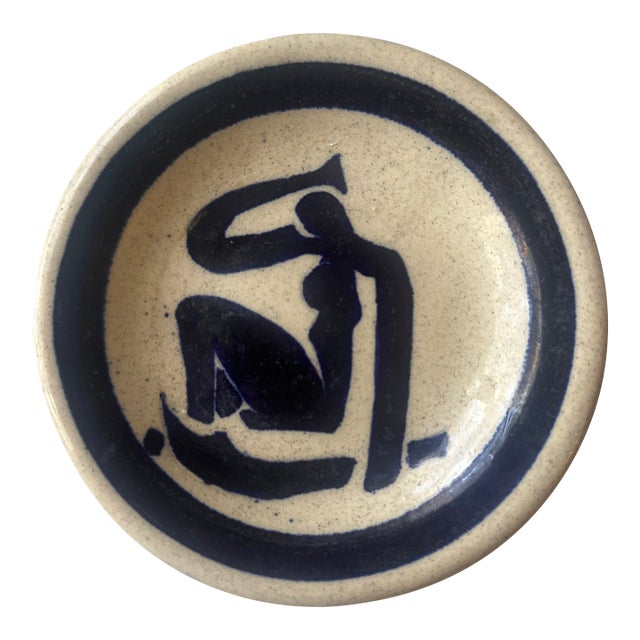 Vintage MExican Matisse Style Plate For Sale