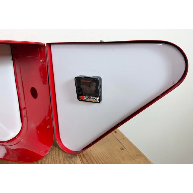 Vintage Red Ships Double-Sided Wall Clock from SEIKO, 1970s For Sale - Image 17 of 18