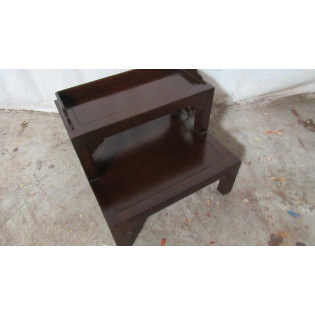 Item: Mahogany Bed steps Details: Mahogany Great Designer Look/Quality Piece Nice Base Unsigned Drexel(came with rest of...