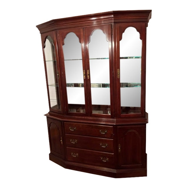 1990s Ethan Allen Court Illuminated China Chairish