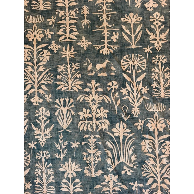 Lewis and Wood Papyrus Fabric 2 Yards Marmara For Sale - Image 4 of 6