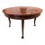 Late 20th Century John Widdicomb Biedermeier Style 48" Round Extendable Dining Table For Sale