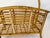 Late 20th Century Vintage Bent Bamboo & Rattan Magazine Rack With Hand-Braided Wicker, Mid-Century For Sale - Image 5 of 13