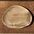 Large Oval Beige Petrified Wood Trinket Tray, 1980s For Sale - Image 9 of 9