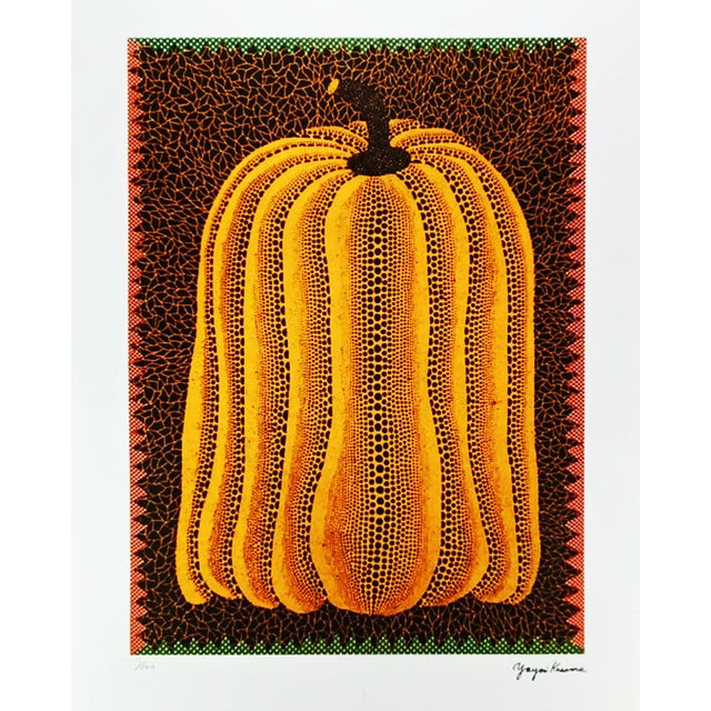 Yayoi Kusama Limited Edition Lithograph (After). Limited Edition Lithograph n 15 / 500 - Numbers signed in Pencil....