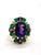 Bochic “Capri” Vintage Amethyst, Sapphire & Green Onyx — 18K Gold & Silver Signed Masterpiece • Exceptional Gem Weight •...