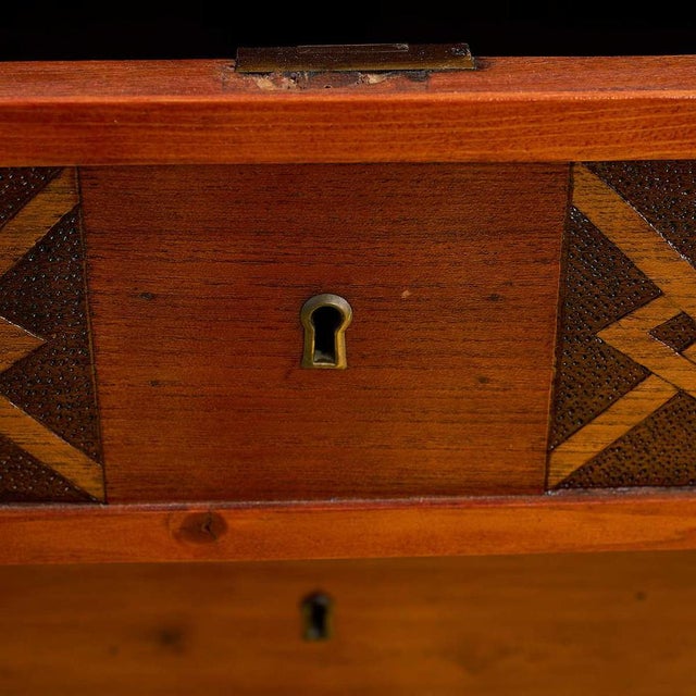 Vintage Chest of Drawers with Inlays For Sale - Image 3 of 14