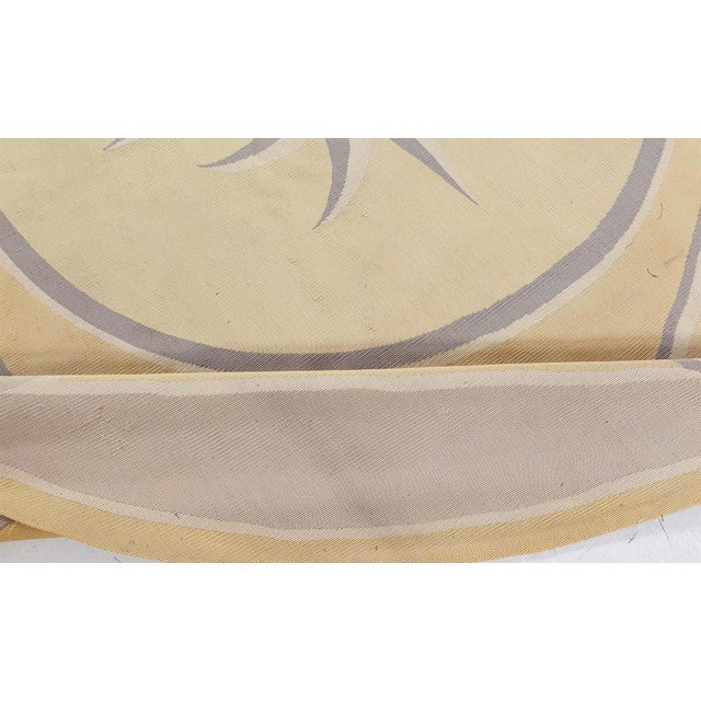 Mid 20th Century Doris Leslie Blau Rare 1930s French Aubusson Round Rug Attributed to André Arbus For Sale - Image 5 of 7