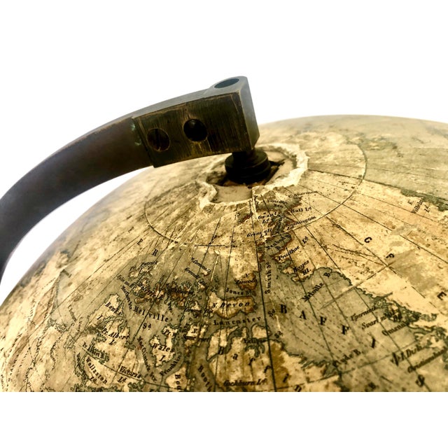 Rare German 1879 Dietrich Reimer Terrestrial Globe, Cartography by Heinrich Kiepert (1818–1899) For Sale - Image 4 of 18