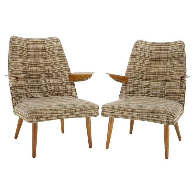 Set of Armchairs, Czechoslovakia, 1960s For Sale - Image 10 of 10