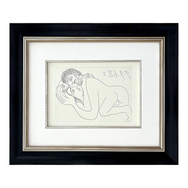 1980s Picasso Gravure Apollinaire Les Onze Mille Verges 9 Framed For Sale