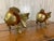 Late 20th Century Wood and Brass Koi Fish Sculptures - a Pair For Sale - Image 5 of 13