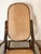 Brown Rocking Chair in Wood and Straw, 1960s For Sale - Image 8 of 12