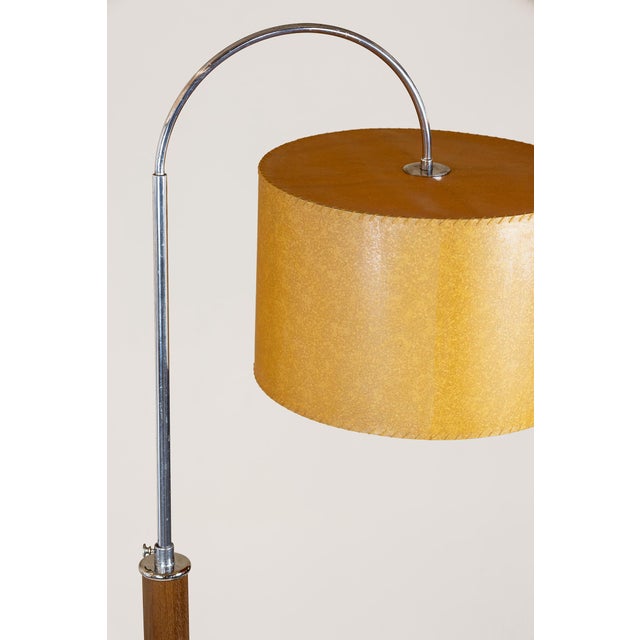 Bauhaus Czech Modernist Floor Lamp, 1930s For Sale - Image 3 of 5