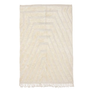 Hand-Knotted Wool Premium Rug by Azele Studio For Sale