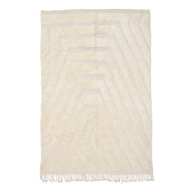 Hand-Knotted Wool Premium Rug by Azele Studio For Sale