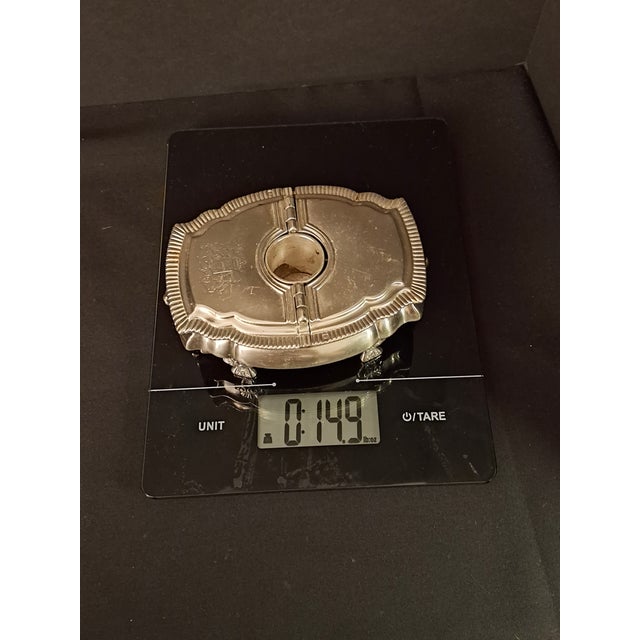 Vintage Silver Plated Havdalah Compendium Spice Box Candle Holder Lions Crest 344 For Sale - Image 18 of 18