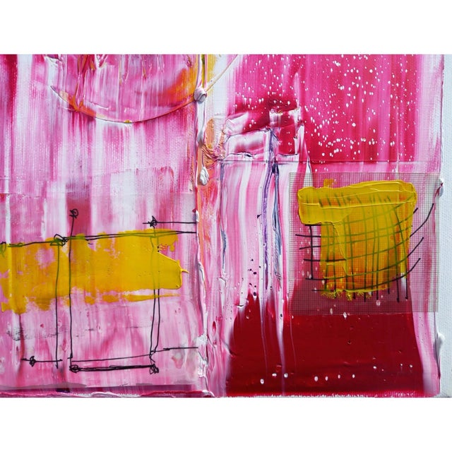 One-of-a-Kind Abstract Oil Paintings - Diptych / Cy Twombly / Robert Motherwell For Sale - Image 9 of 12